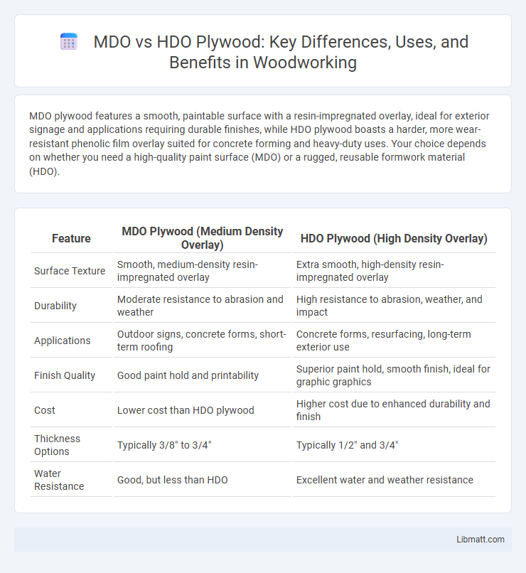 MDO vs HDO Plywood: Key Differences, Uses, and Benefits in Woodworking