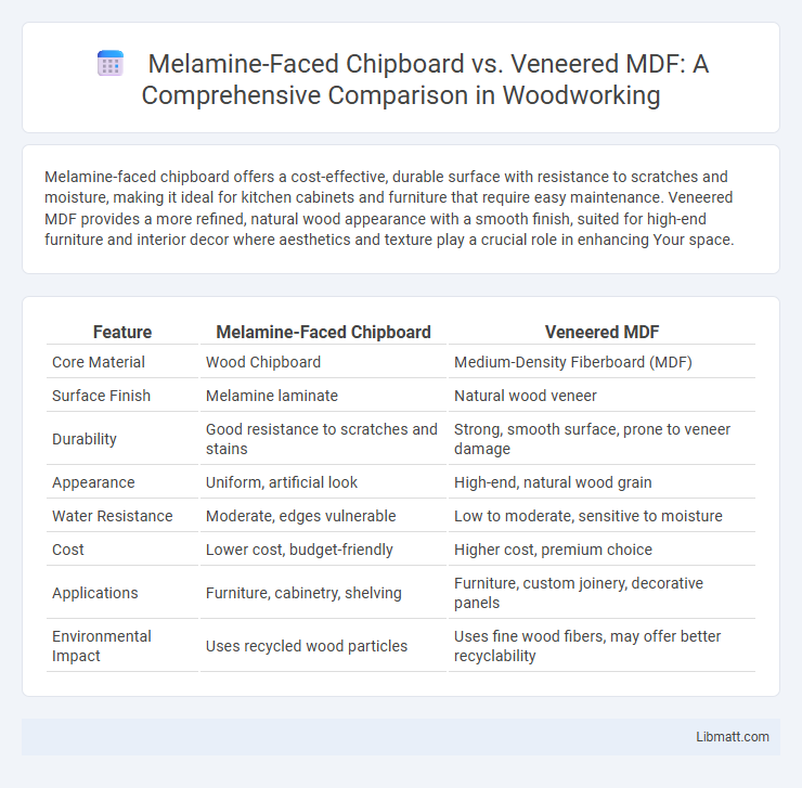 Melamine-Faced Chipboard vs. Veneered MDF: A Comprehensive Comparison in Woodworking