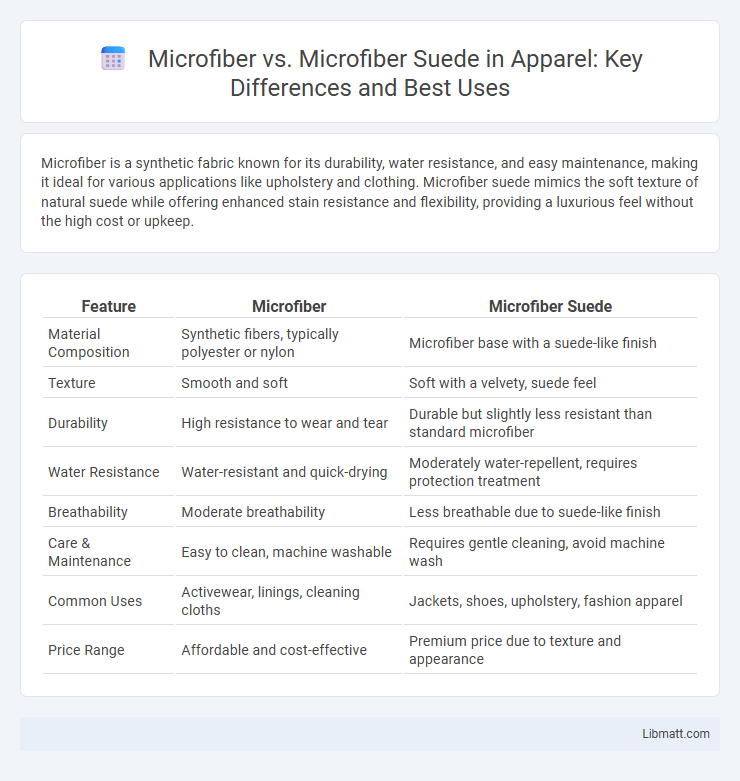 Microfiber vs. Microfiber Suede in Apparel: Key Differences and Best Uses