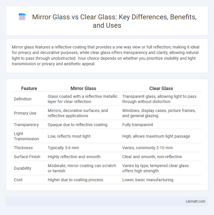 Mirror Glass vs Clear Glass: Key Differences, Benefits, and Uses