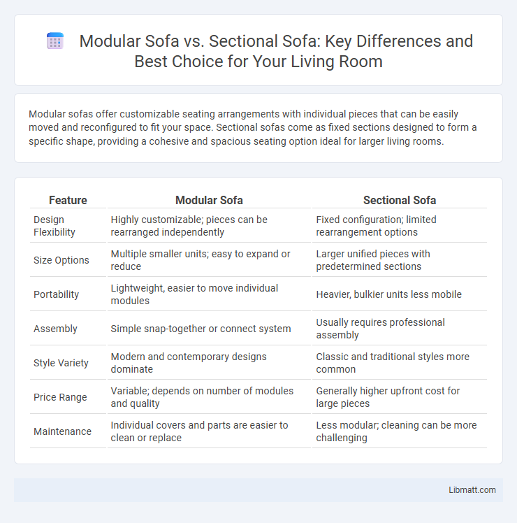 Modular Sofa vs. Sectional Sofa: Key Differences and Best Choice for Your Living Room
