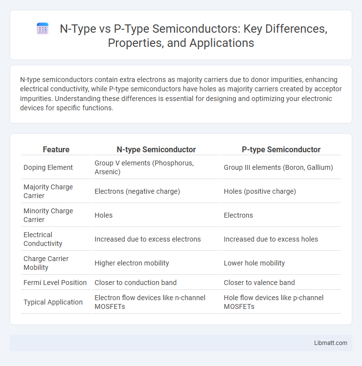 N-Type vs P-Type Semiconductors: Key Differences, Properties, and Applications