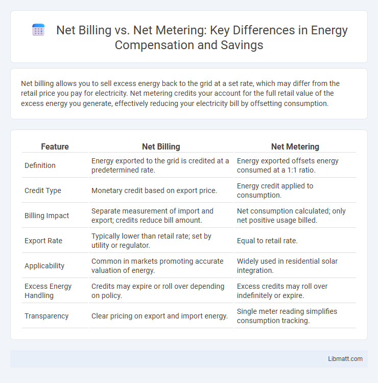 Net Billing vs. Net Metering: Key Differences in Energy Compensation and Savings