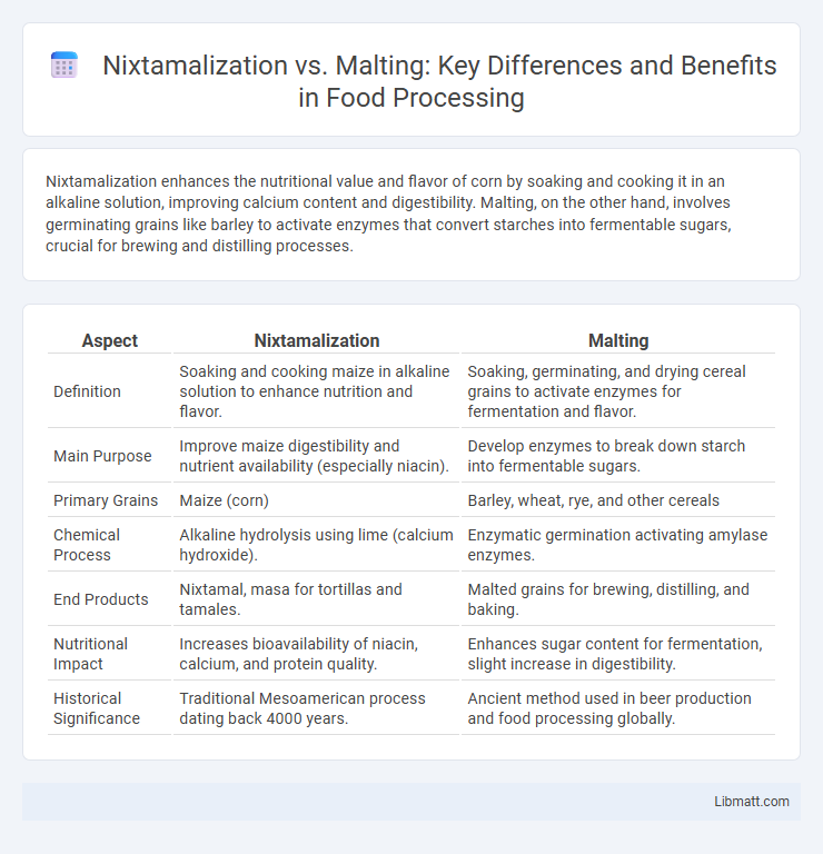 Nixtamalization vs. Malting: Key Differences and Benefits in Food Processing