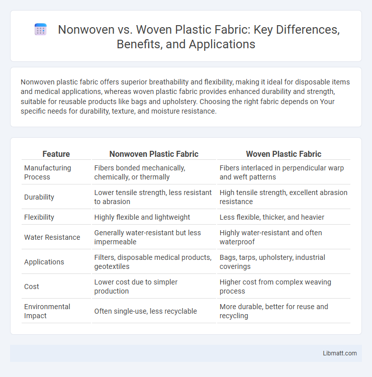 Nonwoven vs. Woven Plastic Fabric: Key Differences, Benefits, and Applications