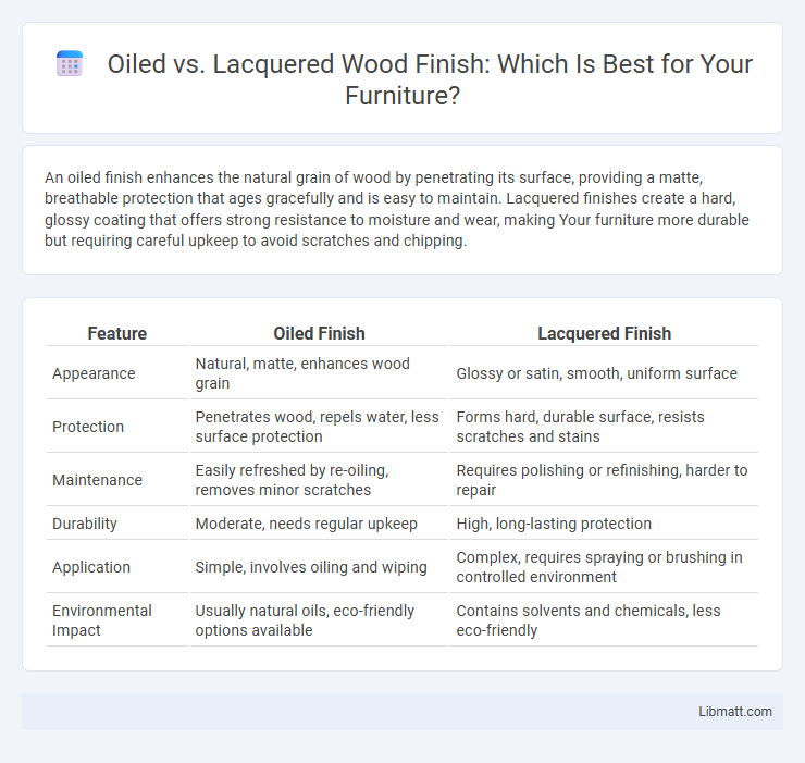 Oiled vs. Lacquered Wood Finish: Which Is Best for Your Furniture?