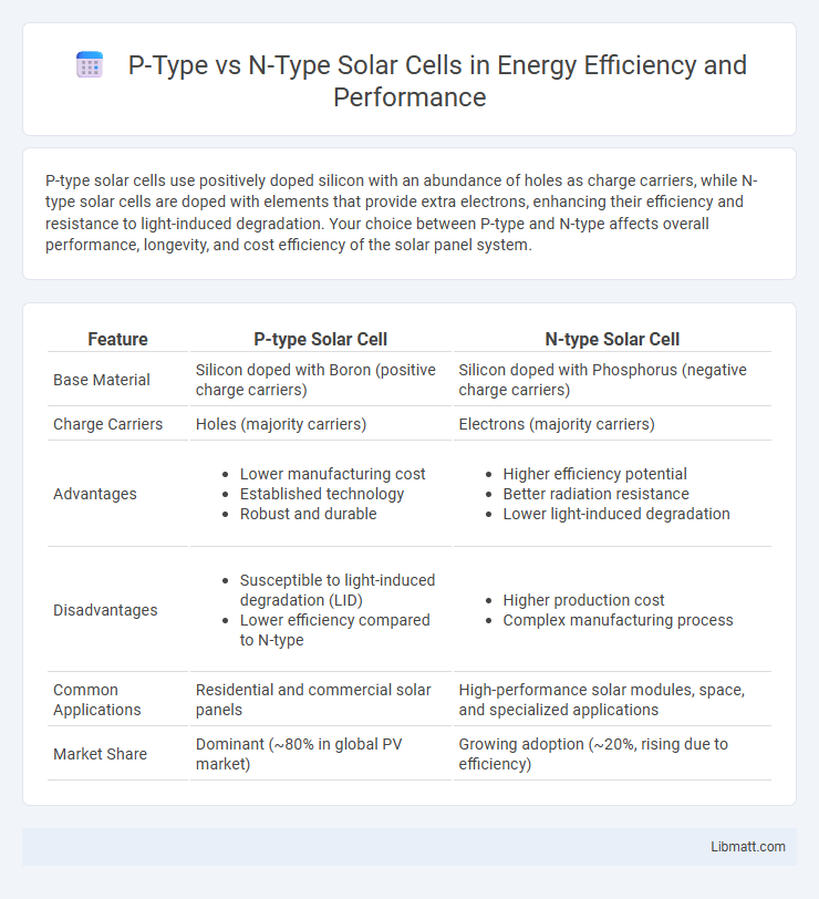 P-Type vs N-Type Solar Cells in Energy Efficiency and Performance