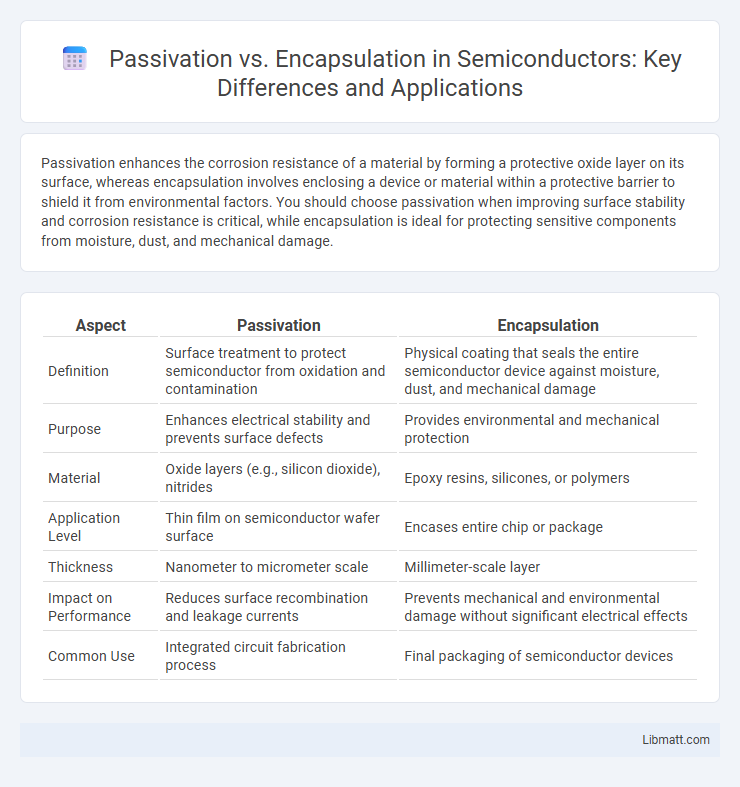 Passivation vs. Encapsulation in Semiconductors: Key Differences and Applications