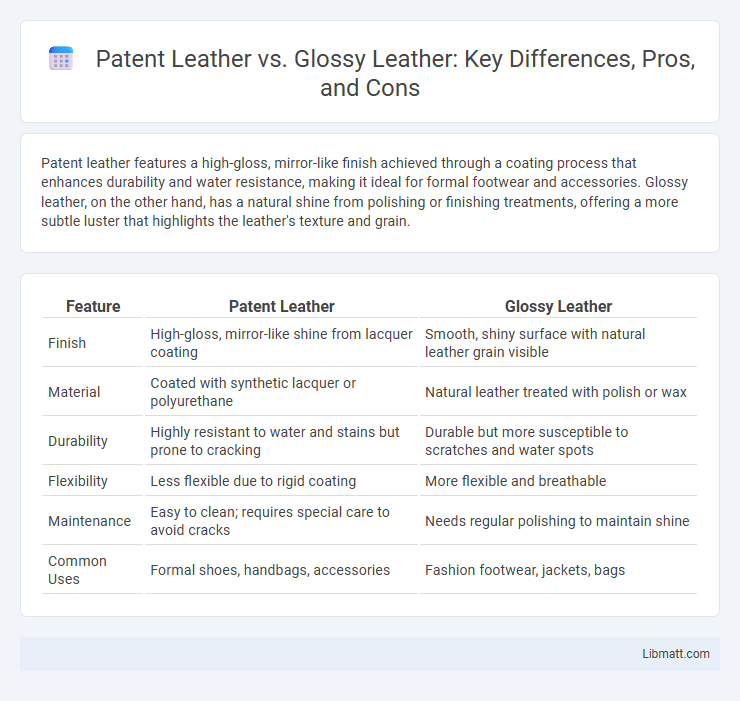 Patent Leather vs. Glossy Leather: Key Differences, Pros, and Cons