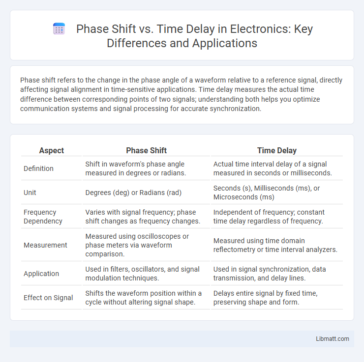 Phase Shift vs. Time Delay in Electronics: Key Differences and Applications