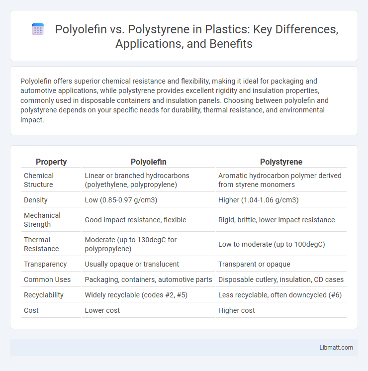 Polyolefin vs. Polystyrene in Plastics: Key Differences, Applications, and Benefits