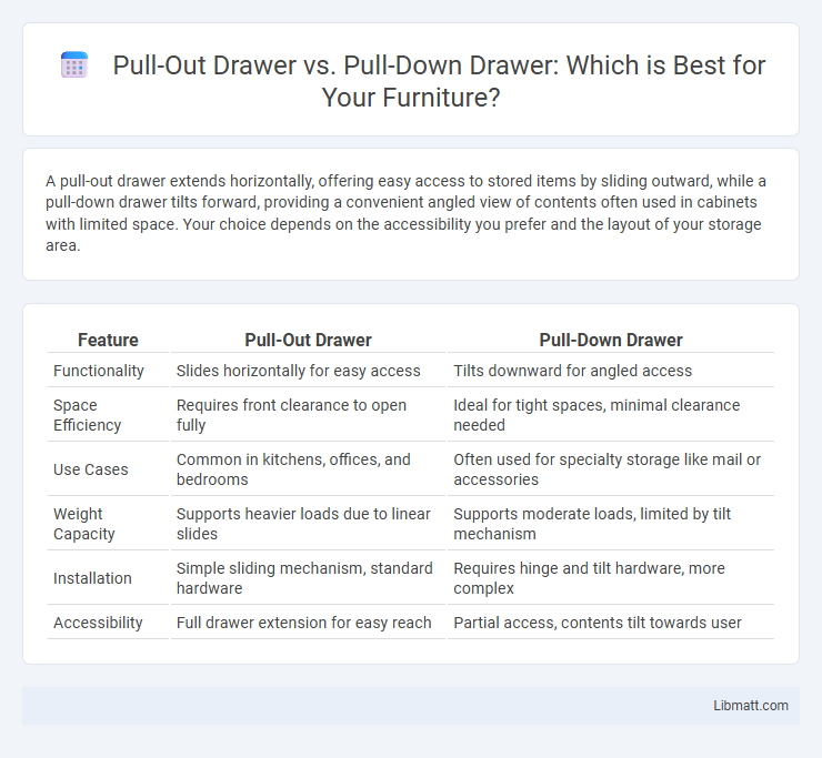 Pull-Out Drawer vs. Pull-Down Drawer: Which is Best for Your Furniture?