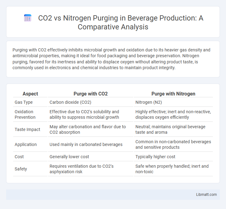 CO2 vs Nitrogen Purging in Beverage Production: A Comparative Analysis