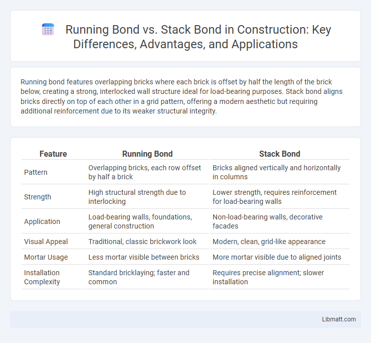Running Bond vs. Stack Bond in Construction: Key Differences, Advantages, and Applications