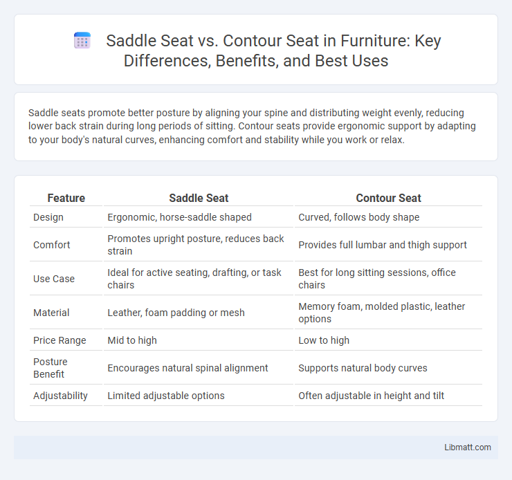 Saddle Seat vs. Contour Seat in Furniture: Key Differences, Benefits, and Best Uses