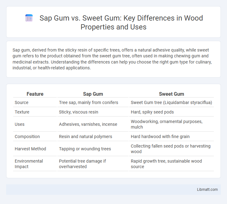 Sap Gum vs. Sweet Gum: Key Differences in Wood Properties and Uses