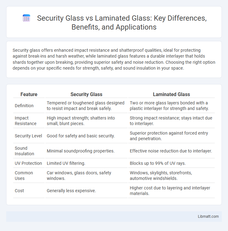 Security Glass vs Laminated Glass: Key Differences, Benefits, and Applications