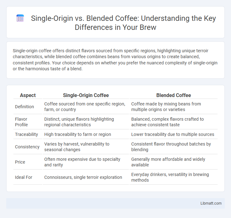 Single-Origin vs. Blended Coffee: Understanding the Key Differences in Your Brew