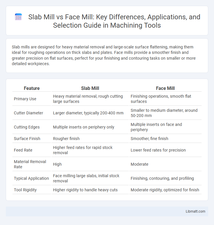Slab Mill vs Face Mill: Key Differences, Applications, and Selection Guide in Machining Tools