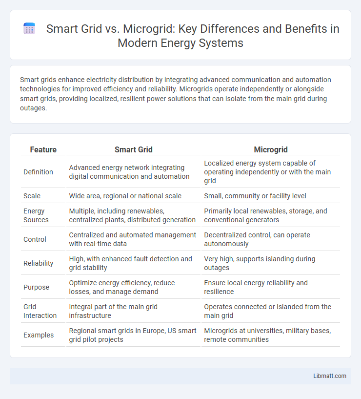 Smart Grid vs. Microgrid: Key Differences and Benefits in Modern Energy Systems