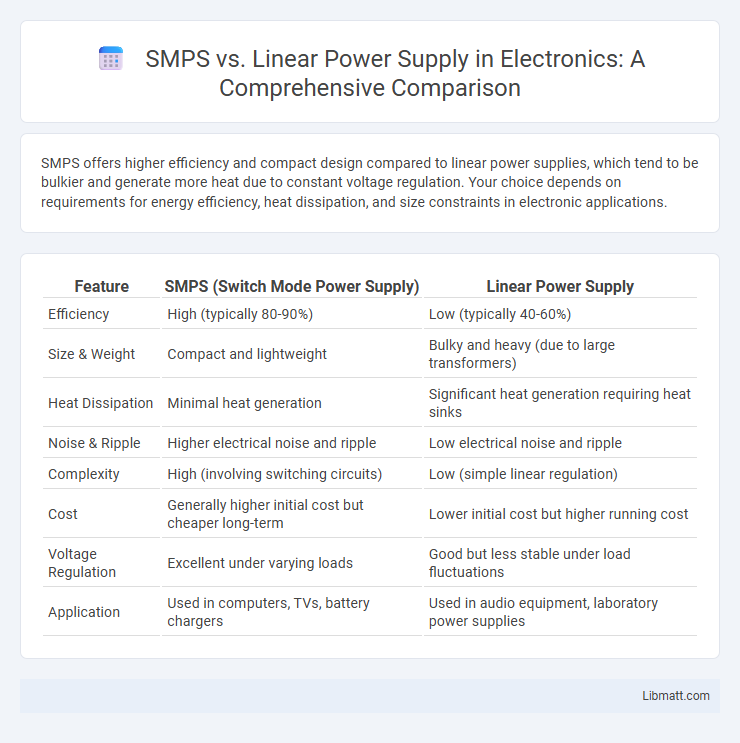 SMPS vs. Linear Power Supply in Electronics: A Comprehensive Comparison