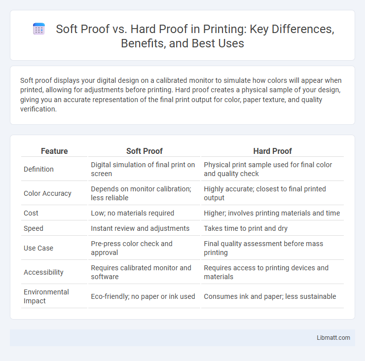 Soft Proof vs. Hard Proof in Printing: Key Differences, Benefits, and Best Uses