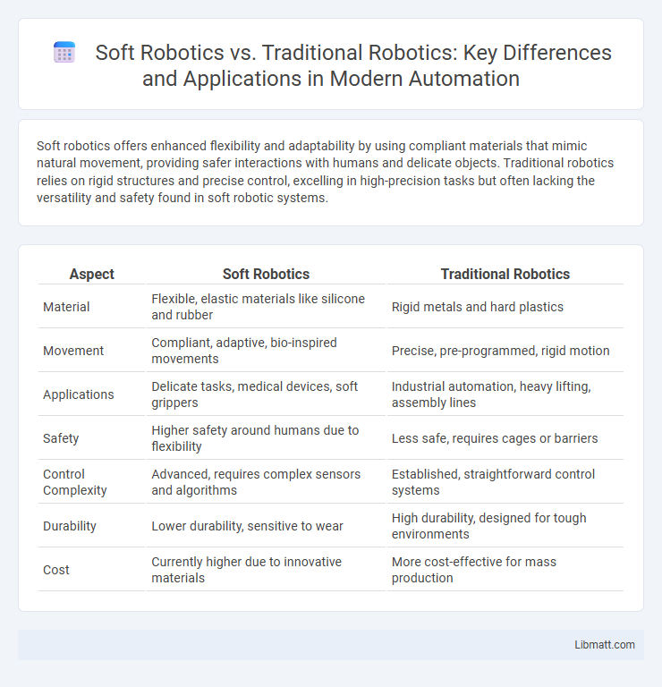 Soft Robotics vs. Traditional Robotics: Key Differences and Applications in Modern Automation