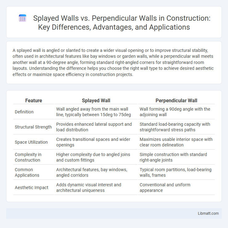Splayed Walls vs. Perpendicular Walls in Construction: Key Differences, Advantages, and Applications