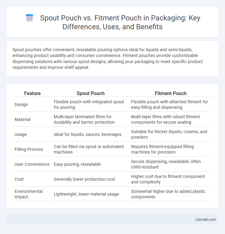 Spout Pouch vs. Fitment Pouch in Packaging: Key Differences, Uses, and Benefits
