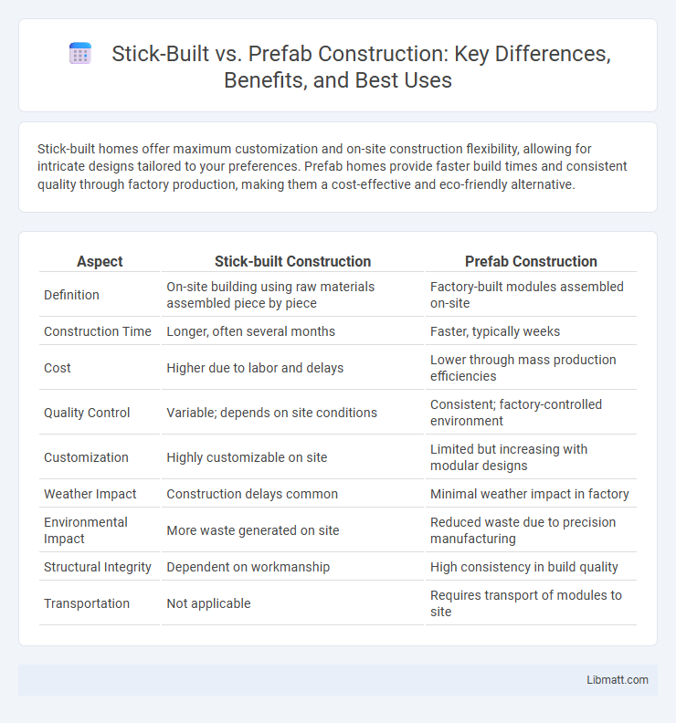 Stick-Built vs. Prefab Construction: Key Differences, Benefits, and Best Uses