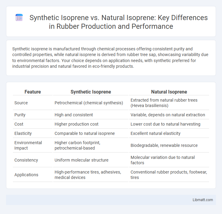 Synthetic Isoprene vs. Natural Isoprene: Key Differences in Rubber Production and Performance