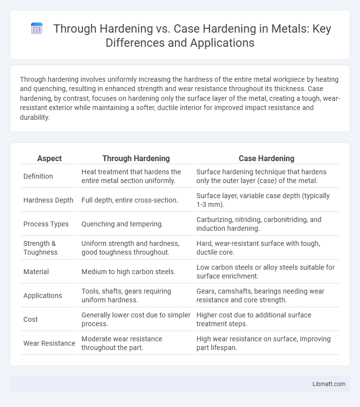 Through Hardening vs. Case Hardening in Metals: Key Differences and Applications