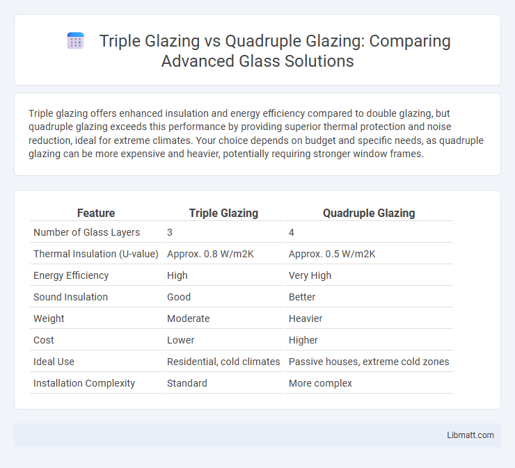 Triple Glazing vs Quadruple Glazing: Comparing Advanced Glass Solutions