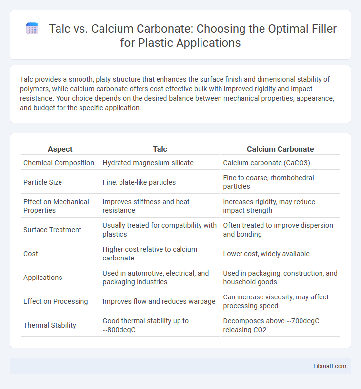Talc vs. Calcium Carbonate: Choosing the Optimal Filler for Plastic Applications
