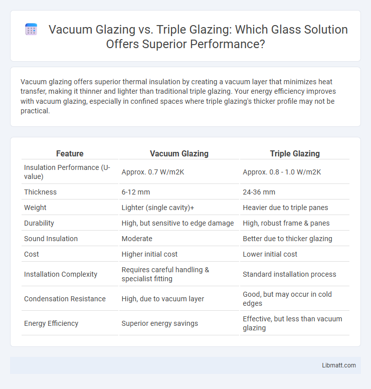 Vacuum Glazing vs. Triple Glazing: Which Glass Solution Offers Superior Performance?