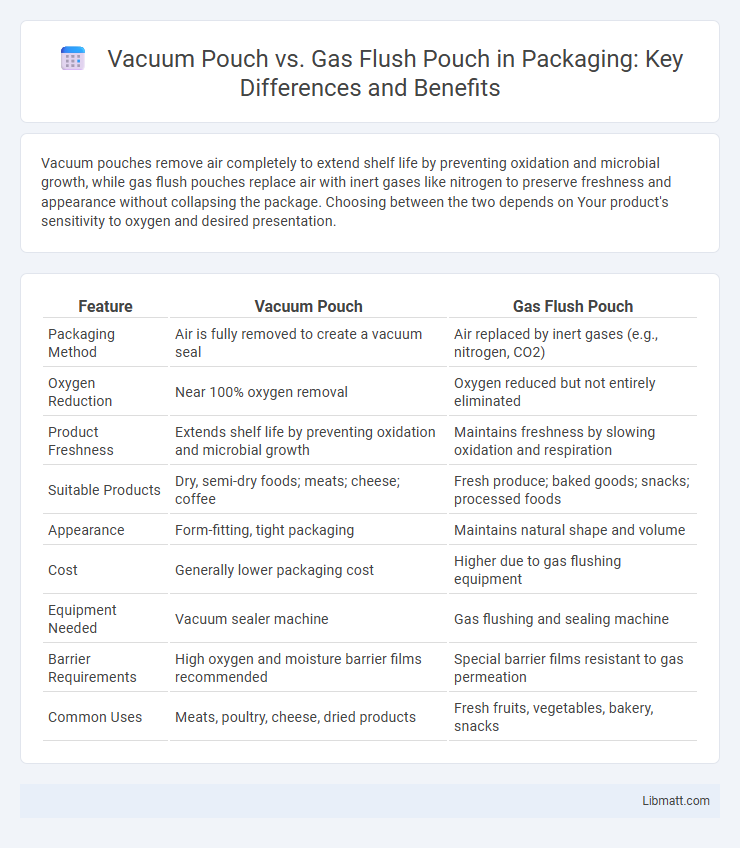 Vacuum Pouch vs. Gas Flush Pouch in Packaging: Key Differences and Benefits