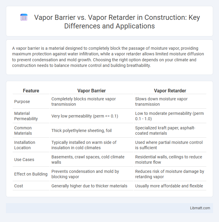 Vapor Barrier vs. Vapor Retarder in Construction: Key Differences and Applications