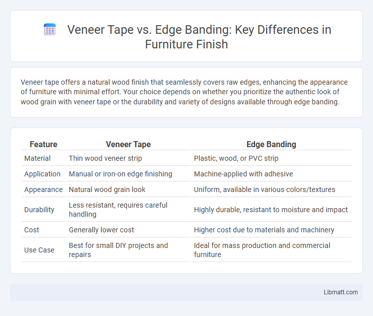 Veneer Tape vs. Edge Banding: Key Differences in Furniture Finish