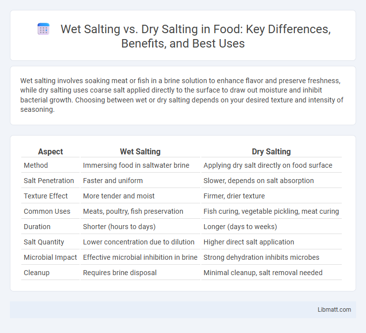 Wet Salting vs. Dry Salting in Food: Key Differences, Benefits, and Best Uses