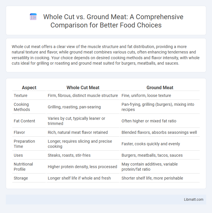 Whole Cut vs. Ground Meat: A Comprehensive Comparison for Better Food Choices