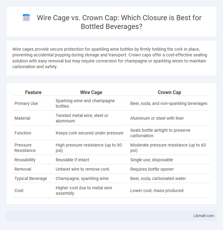 Wire Cage vs. Crown Cap: Which Closure is Best for Bottled Beverages?