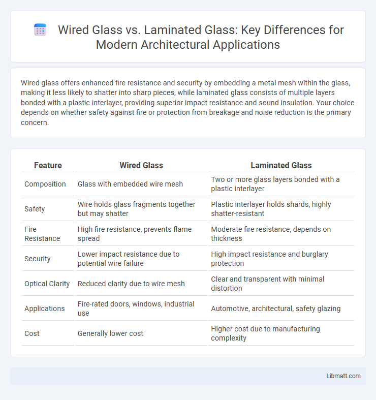 Wired Glass vs. Laminated Glass: Key Differences for Modern Architectural Applications