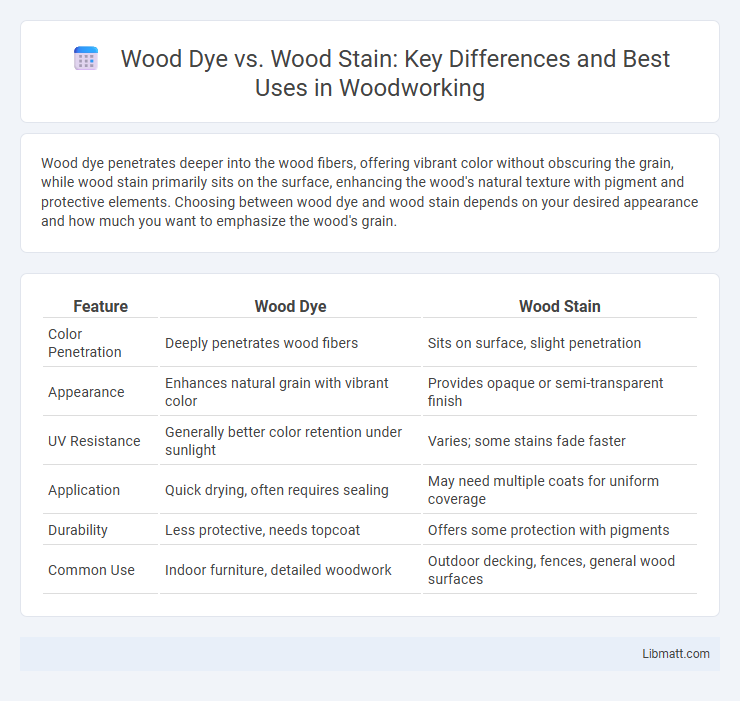 Wood Dye vs. Wood Stain: Key Differences and Best Uses in Woodworking