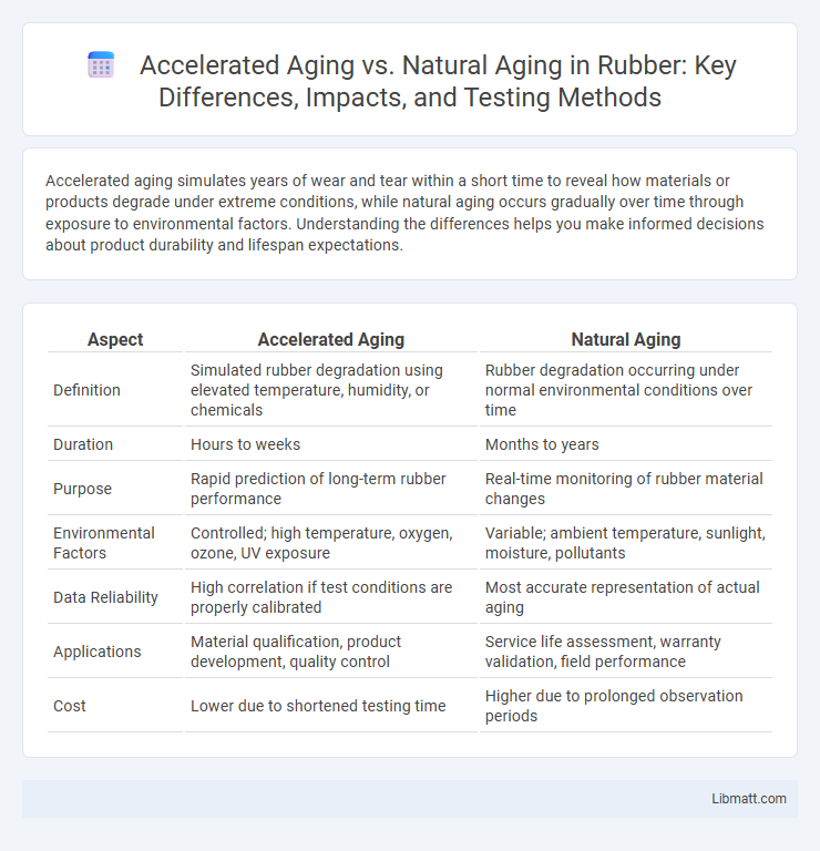 Accelerated Aging vs. Natural Aging in Rubber: Key Differences, Impacts, and Testing Methods