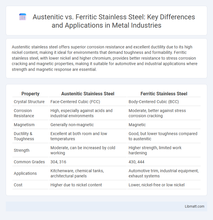 Austenitic vs. Ferritic Stainless Steel: Key Differences and Applications in Metal Industries