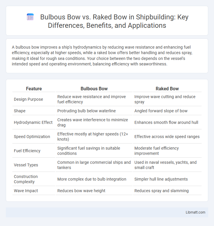 Bulbous Bow vs. Raked Bow in Shipbuilding: Key Differences, Benefits, and Applications