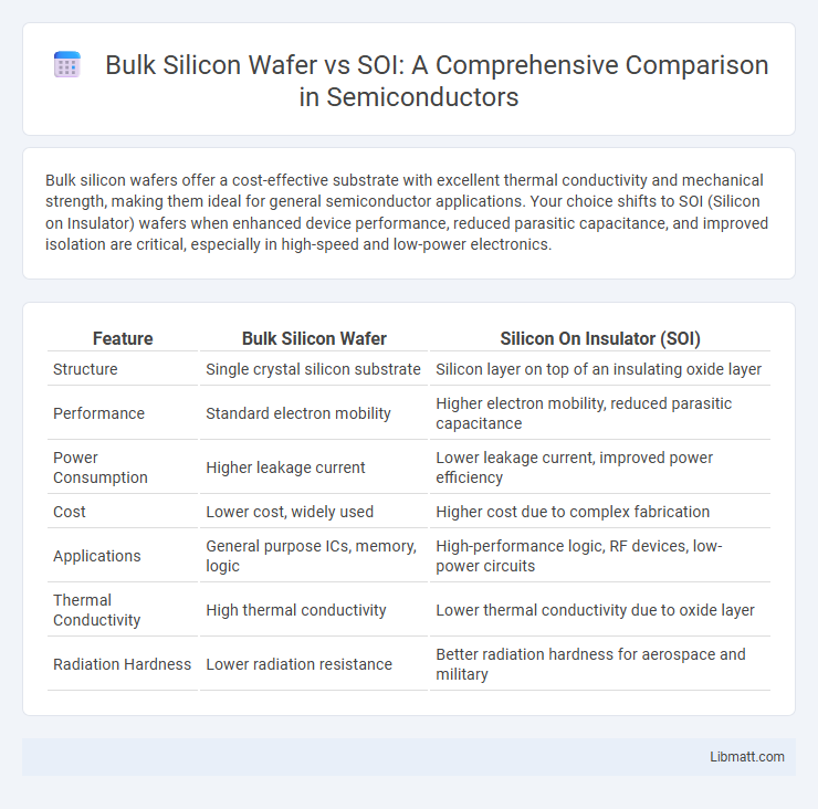 Bulk Silicon Wafer vs SOI: A Comprehensive Comparison in Semiconductors