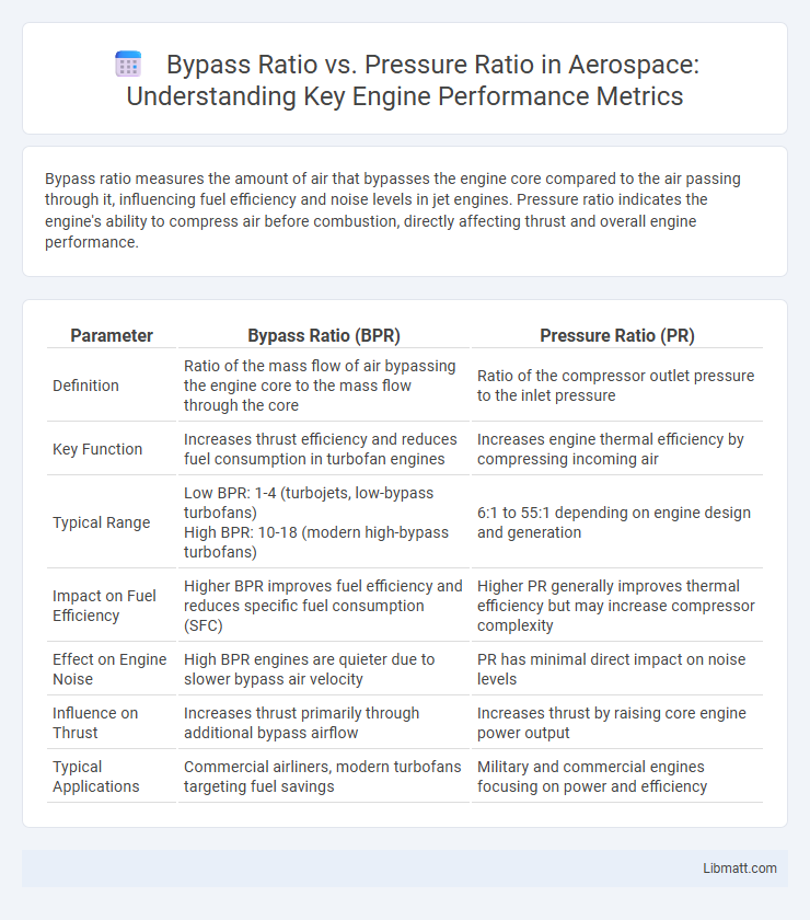 Bypass Ratio vs. Pressure Ratio in Aerospace: Understanding Key Engine Performance Metrics