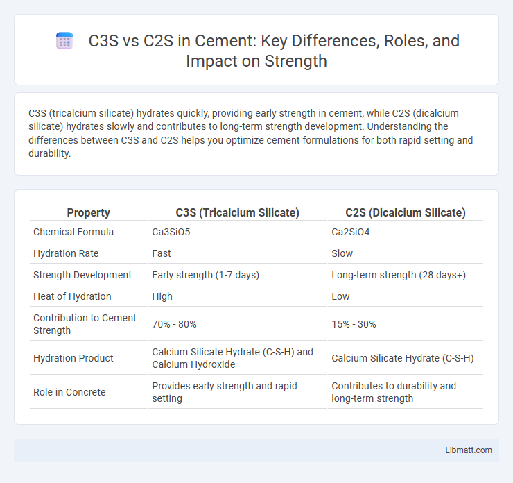 C3S vs C2S in Cement: Key Differences, Roles, and Impact on Strength