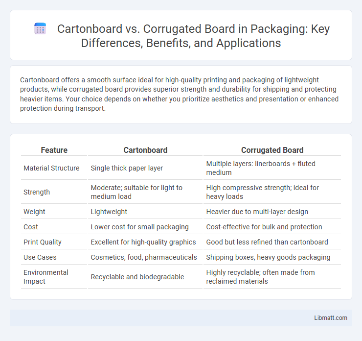 Cartonboard vs. Corrugated Board in Packaging: Key Differences, Benefits, and Applications